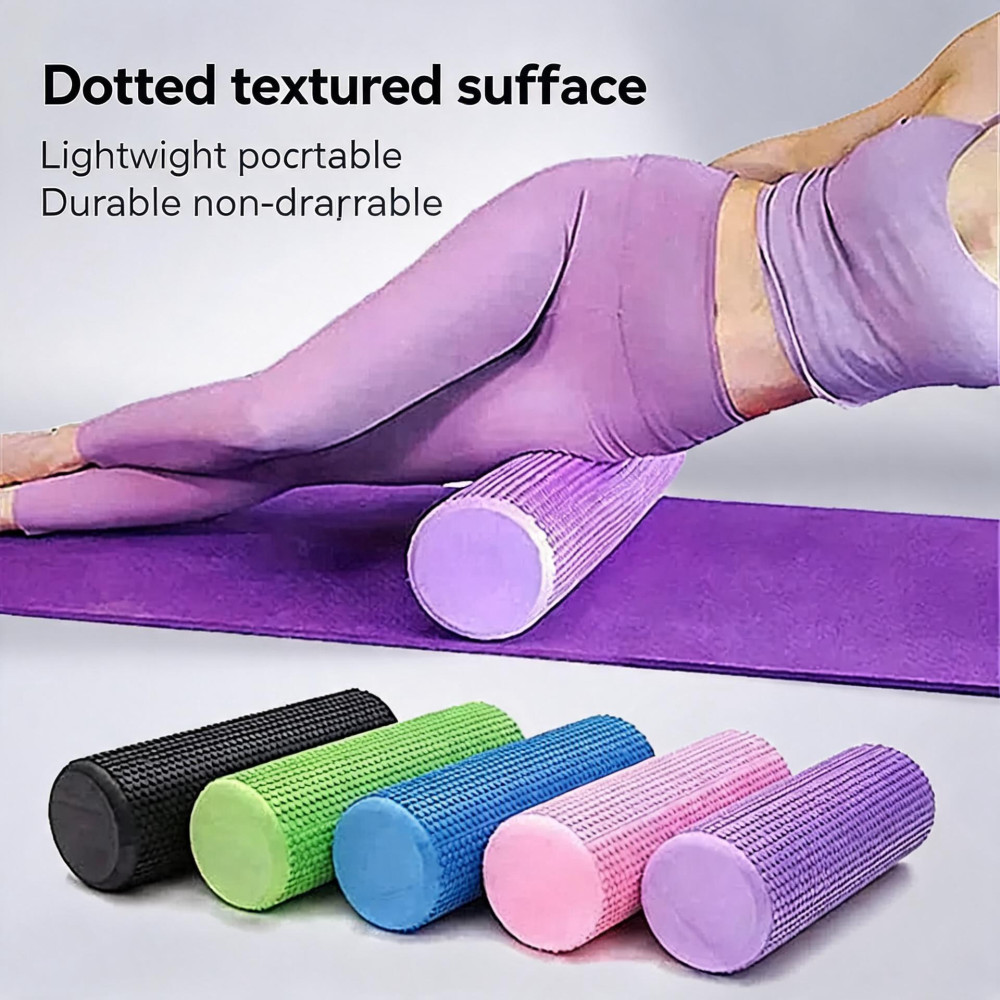 Pilates Yoga Home - Yoga Silindiri Yuvarlak EVA Köpük Silindir