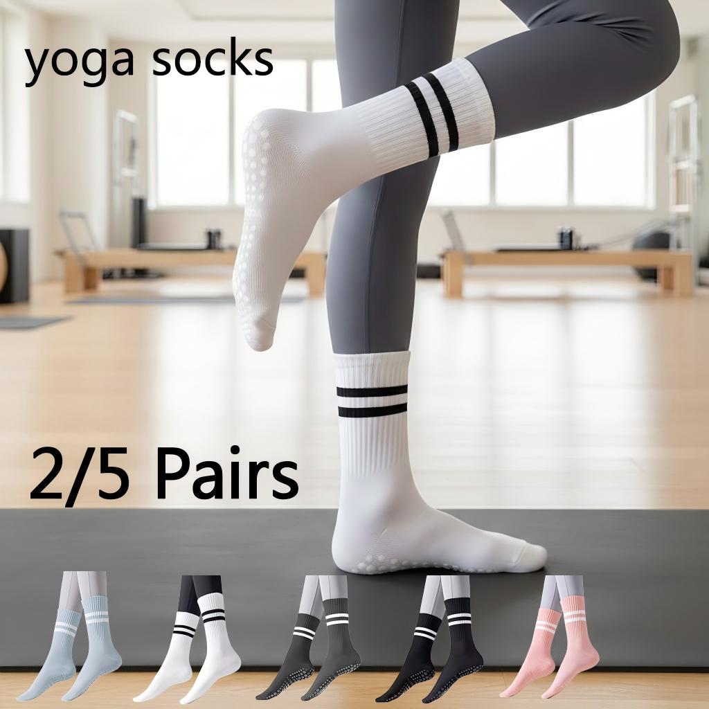 Pilates Yoga Workout - Kadın Kaymaz Yoga Çorapları, Tutucu Pilates