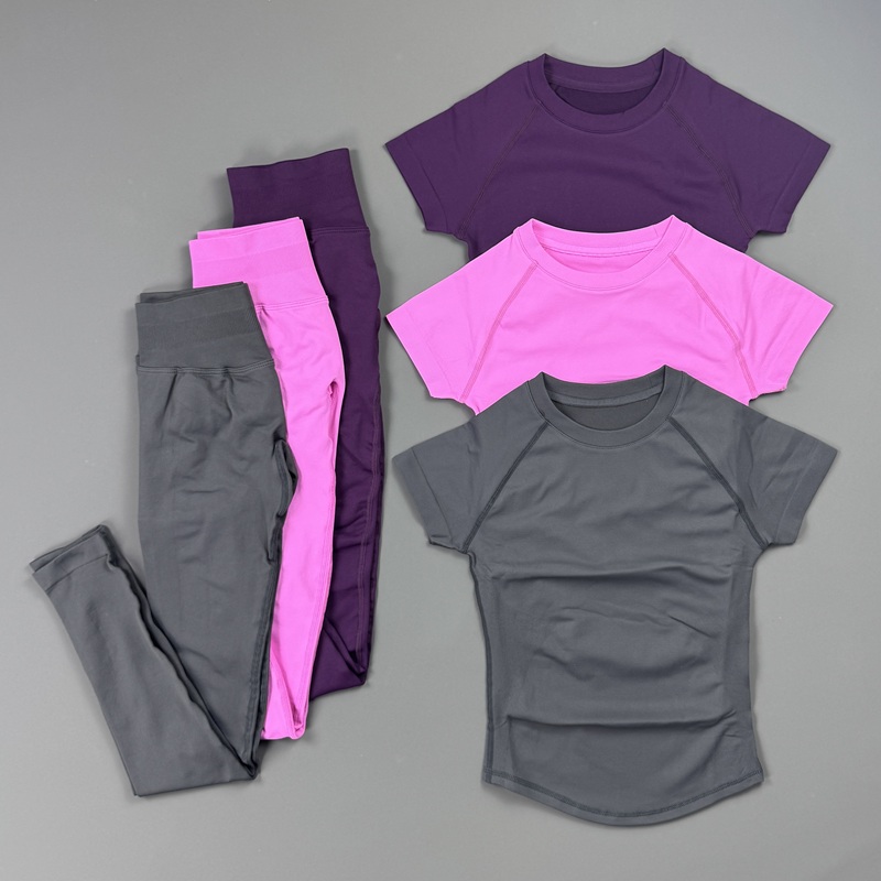 Pilates Yoga Clothes - 2 parça spor salonu seti kadın