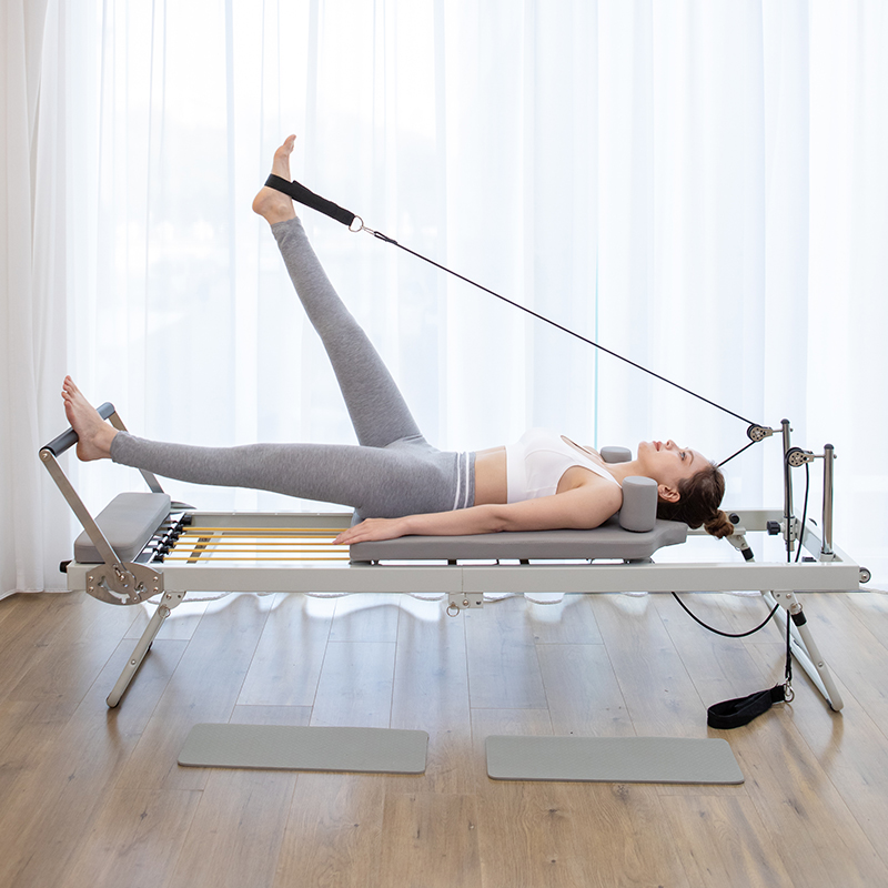 Pilates Yoga For Weight Loss - Büyük Katlanabilir Pilates Reformer Ekipmanı, Core