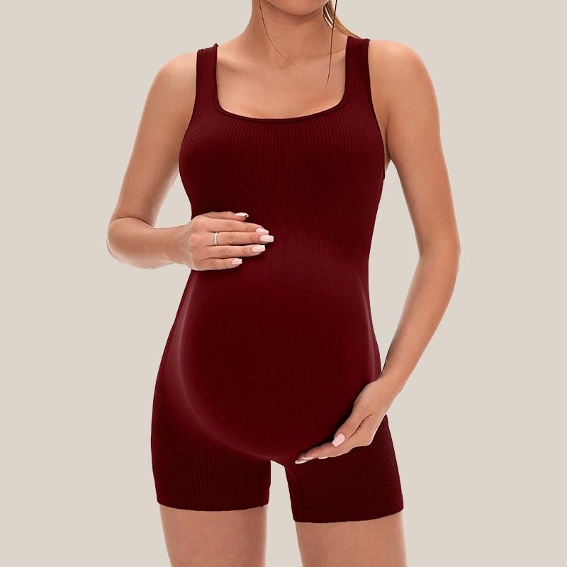 Pilates Yoga Clothes - Hamile Kadınlar Tek Parça Yoga Elbisesi