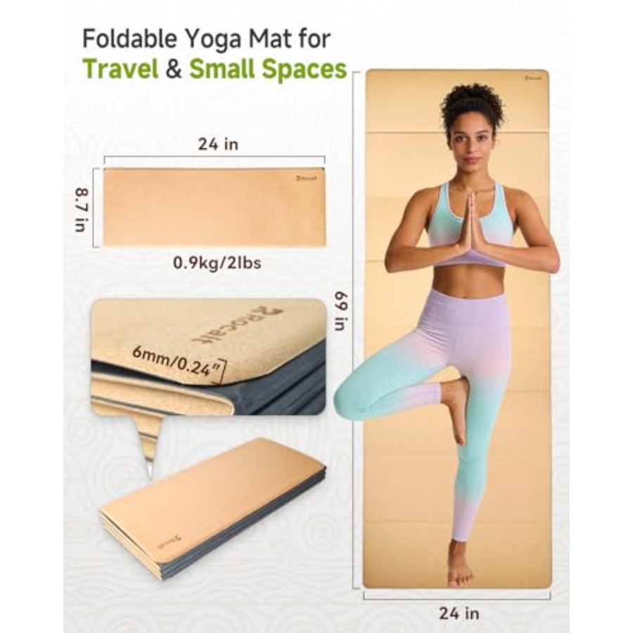 Katlanabilir Mantar Yoga Matı, - Pilates X Yoga incelemesi ve fiyatı